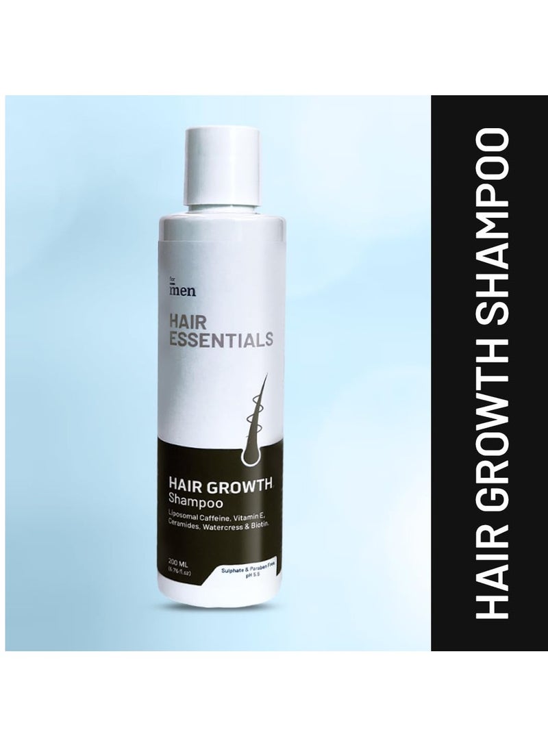 ForMen Anti Hair Fall Shampoo for Man Enriched with Caffiene Aloe Vera Argon Oil Vitamin E 200 ml - Image 2