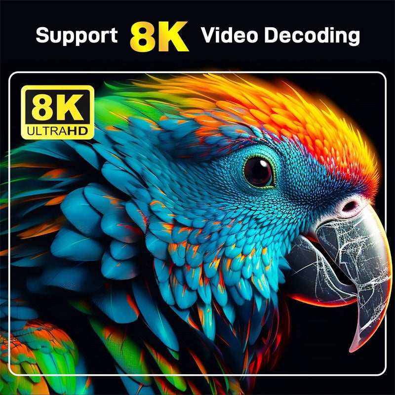 TV98 PRO صندوق تلفزيون Allwinner H313 واي فاي ثنائي التردد أندرويد 14 صندوق تلفزيون خارجي X96Q TV BOX - Image 4