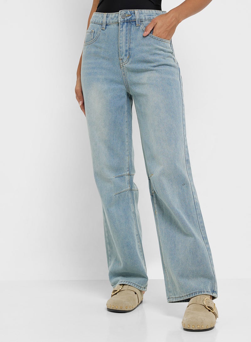 جينجر جينز واسع بخصر متوسط - Image 2