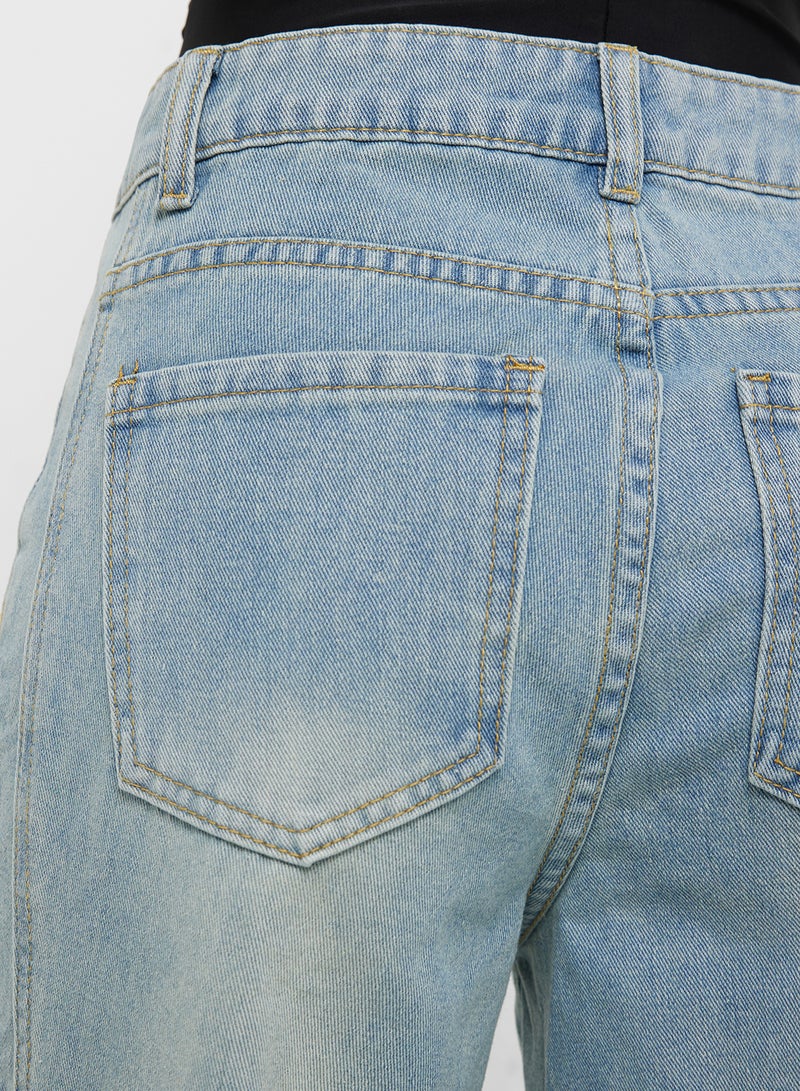 جينجر جينز واسع بخصر متوسط - Image 5