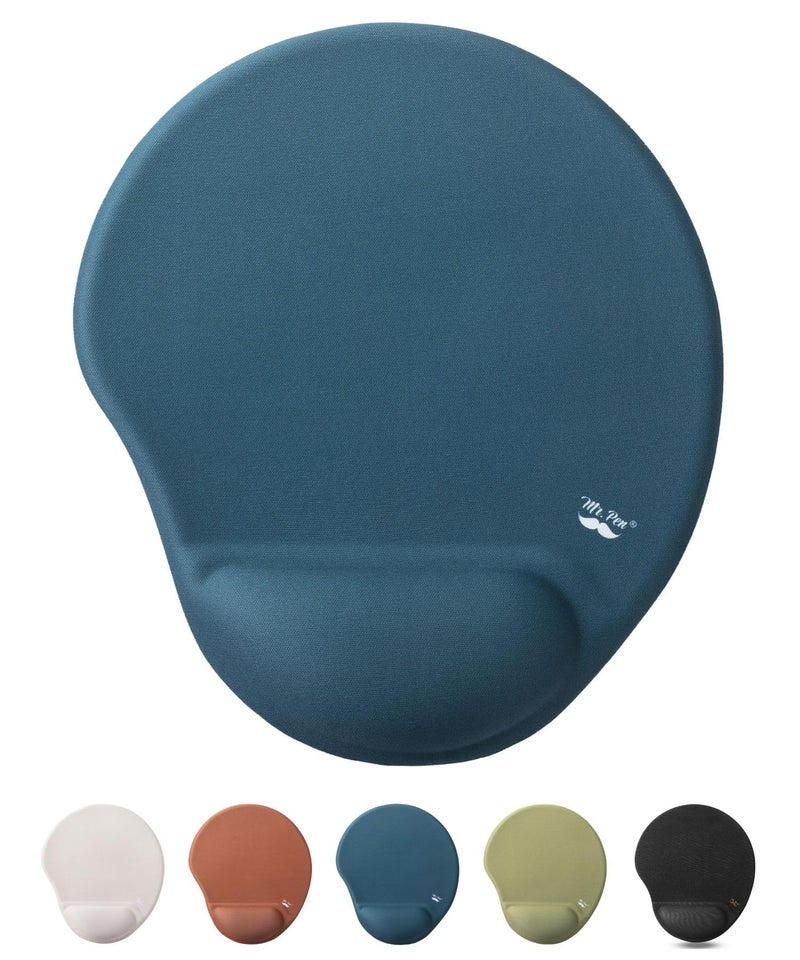 Mr. Pen Mr Pen Ergonomic Mouse Pad with Wrist Rest Breathable Fabric with Memory Foam Cushion NonSlip Rubber Base Gel Mouse Pad with Wrist Support - Image 2
