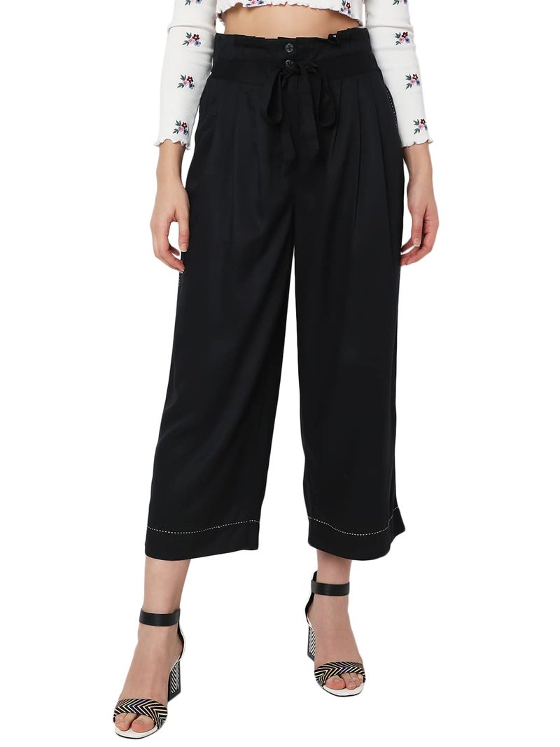 VERO MODA Flared Pants (274244001_Jet Black_XL) - Image 2