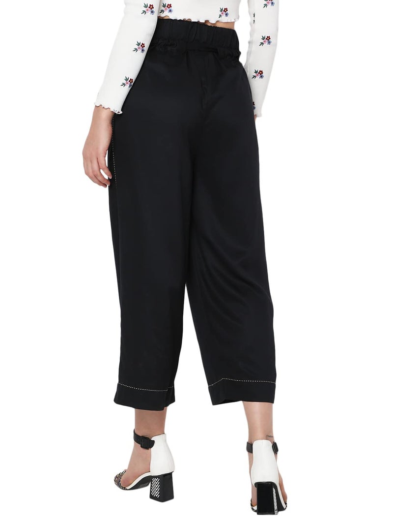 VERO MODA Flared Pants (274244001_Jet Black_XL) - Image 4
