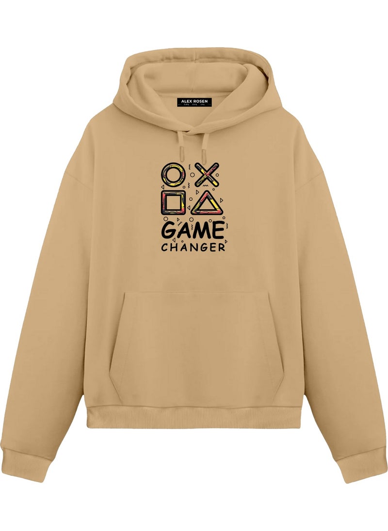 Game Changer Printed Purple Unisex Oversize Fit Cotton Hooded Sweatshirt - pzsku/Z19982C06BCB82EAB67F0Z/45/_/1740644129/6aa0b1b9-1913-4e83-8e40-822a7f2f31ce