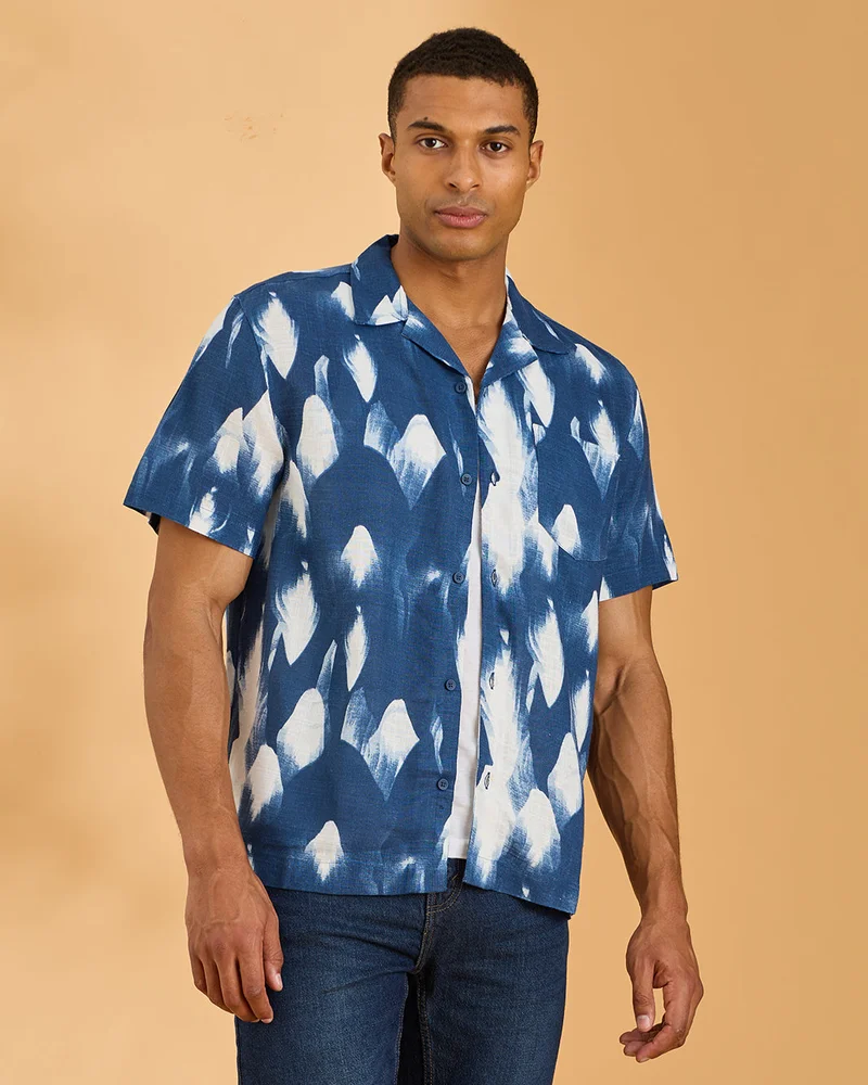 Redtag Men Assorted Printed Resort Collar Shirt