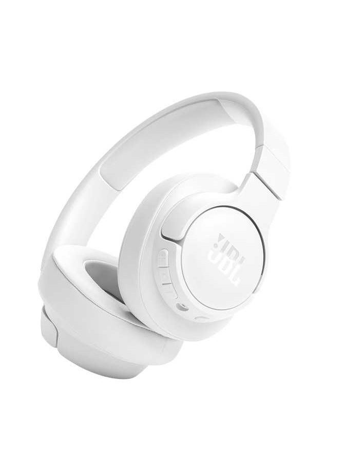 JBL Tune 720BT Wireless Over-Ear Headphones - White - Image 1
