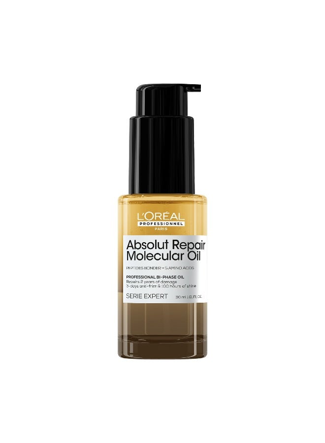 لوريال بروفيسيونال زيت ثنائي الطور الاحترافي لإصلاح الشعر المطلق، سلسلة الخبراء - Image 1