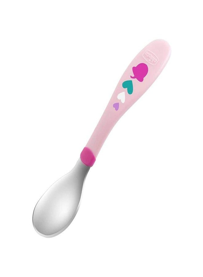 Chicco Metal Cutlery Girl (Pink) - Image 5