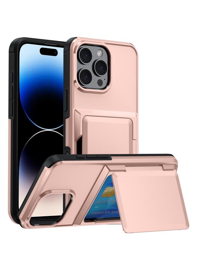 S-TOP Case For iPhone 16 Pro Max Card Slot Holder Phone Case - Image 1