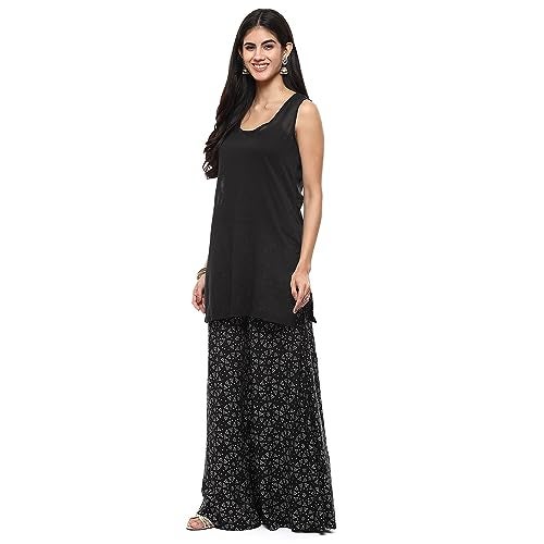 BIBA Women Polyester SOLID FLARED MIX AND MATCH(PANT SET2196_RUST RED_38) - Image 2