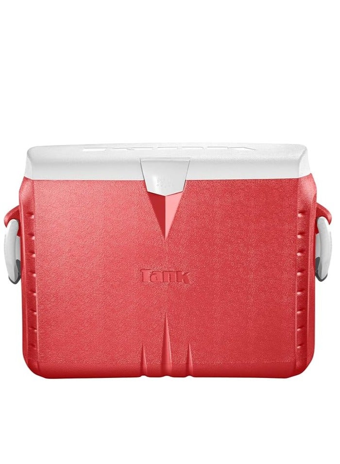 تانك صندوق ثلج من تانك - بسعة 45 لتر، لون احمر - Image 1