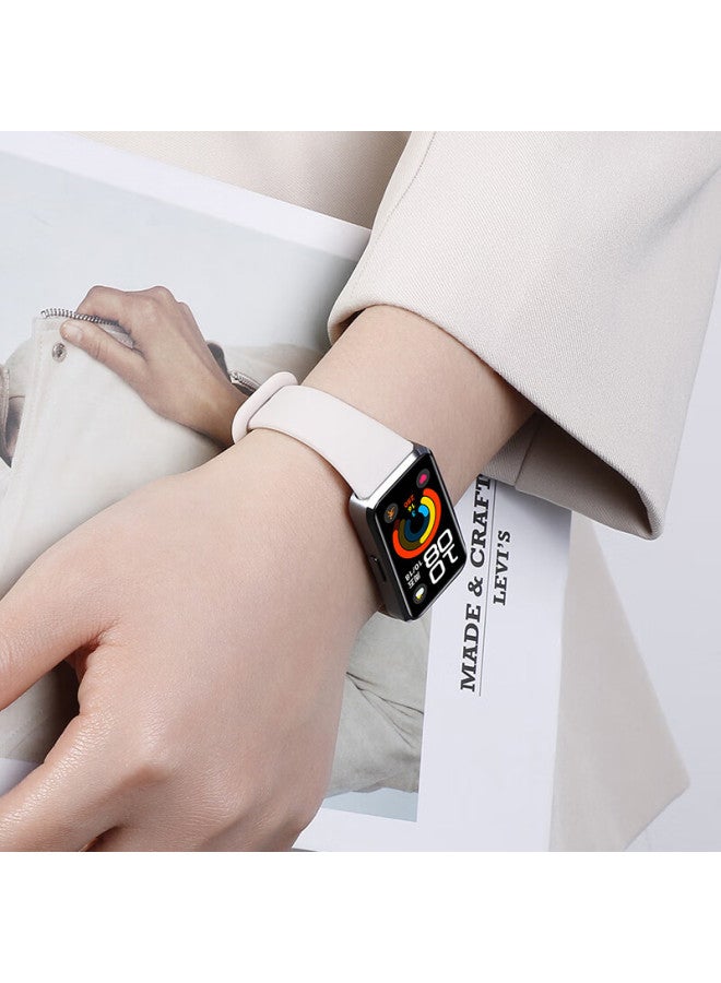 Bing Hong Binghong Silicone Strap For Huawei Band 10/9/8 Nfc Smart Bracelet - Gray - Image 3