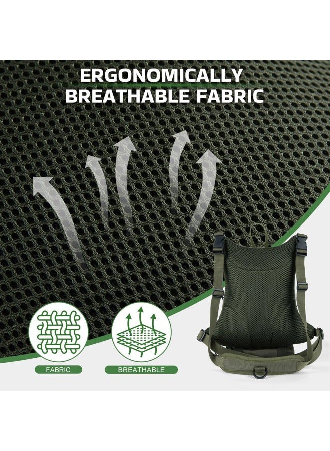 Goture Fly Fishing Chest Pack, Lightweight Chest Pack Tackle Storage Bag, Fly Fishing Bag with Adjustable Padded Waist Strap and Neck Strap, Hard Shell Front Pocket, Water Bottle Pouch, Gifts for Men - Image 4