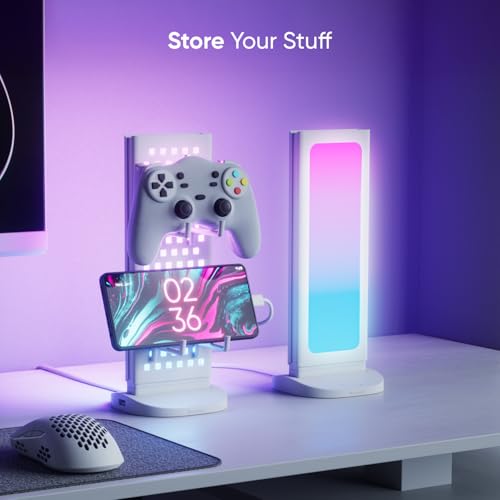 Nanoleaf Pegboard Desk Dock (1pk)- White - Image 4