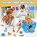 Yelakey Wooden Noahs Ark Toy Baptism Gifts for 1 2 3 4 Years Old Baby Boy and Girl Montessori Educational Toy for Toddlers with Bible Story Animal Shape Sorter - Image 4