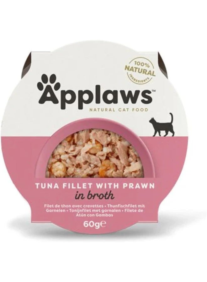Applaws أبلاوز كات تونة مع روبيان 60 جرام