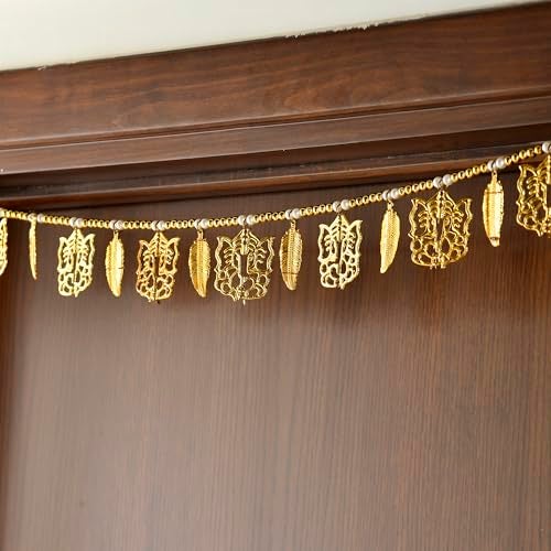 Craftvatika Toran for Main Door Entrance - Diwali Decoration Item for Home- Wall Hanging Bandhanwar for Main Door for Festive Decor Hangings - Decoration Item for Home Decor (Length 37 inch) - Image 5