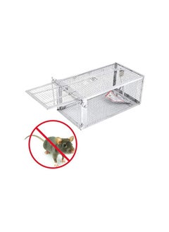 CHT 2 PCS Mouse Trap Small Animal Humane Live Cage Rat Mouse Chipmunk Rodent Voles Hamsters Trap 1 Door Humane Live Animal Mouse Cage Rat Mouse Mice Traps for Indoor and Outdoor Rat Cage  - Image 5