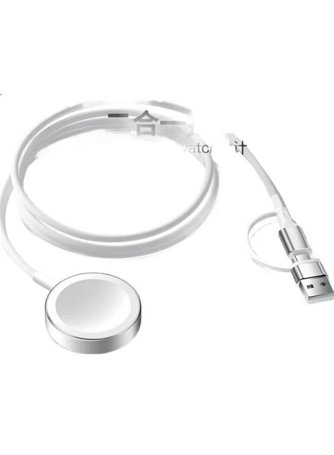 BHO Apple Watch Charger Magnetic Fast Charging Cable For Iwatch S10/S9/S8/S7/S6/Ultra2/Se Two-In-One Quick Charge Cable - Image 3