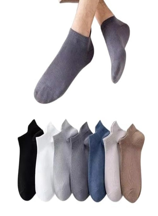 TWCY black Ankle Length Socks For Men And Women Free Size | Made With Cotton Breathable, Anti Odour & Moisture Absorbent Combed Cotton Unisex Cute Design (black[4]) - Image 5