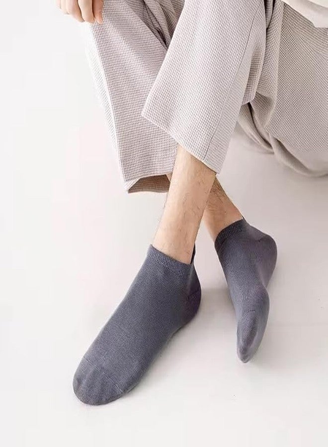 TWCY black Ankle Length Socks For Men And Women Free Size | Made With Cotton Breathable, Anti Odour & Moisture Absorbent Combed Cotton Unisex Cute Design (black[4]) - Image 3