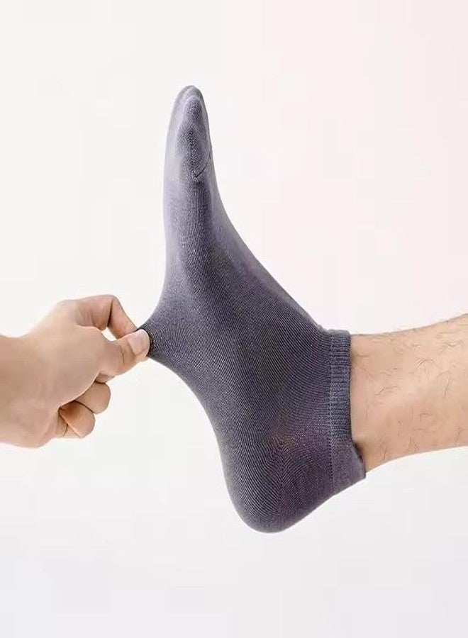TWCY black Ankle Length Socks For Men And Women Free Size | Made With Cotton Breathable, Anti Odour & Moisture Absorbent Combed Cotton Unisex Cute Design (black[4]) - Image 2