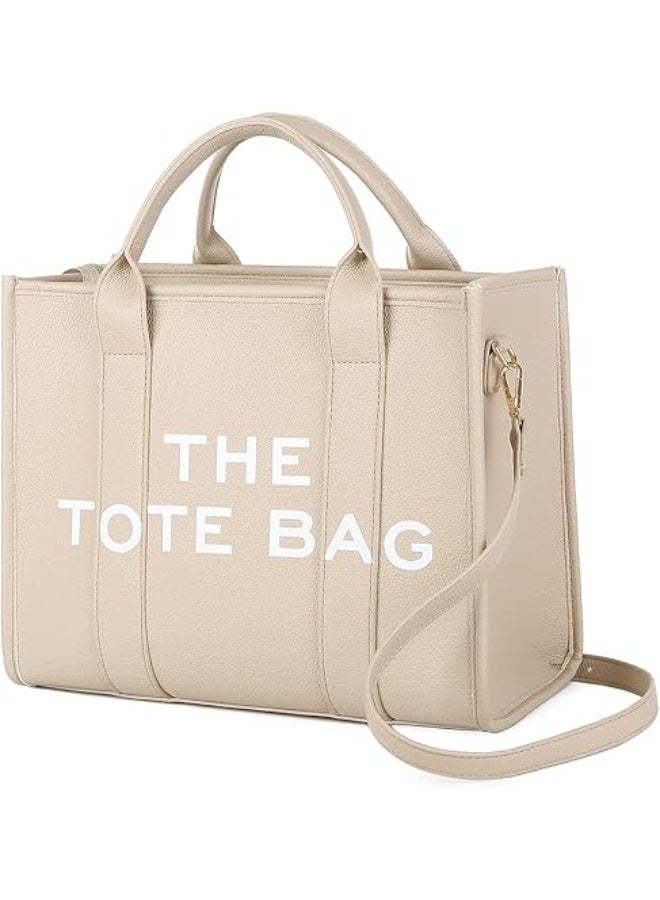 Large Leather Tote Bag for Women with Stylish Design, Elegant Handbag with Top Handle and Adjustable Crossbody Strap, Versatile Shoulder Bag Perfect for Travel, Work, and Shopping, Luxurious Design Combining Elegance and Practicality – Large Women’s Leather Bag - Image 1