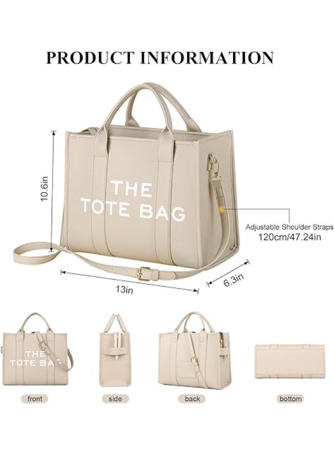 Large Leather Tote Bag for Women with Stylish Design, Elegant Handbag with Top Handle and Adjustable Crossbody Strap, Versatile Shoulder Bag Perfect for Travel, Work, and Shopping, Luxurious Design Combining Elegance and Practicality – Large Women’s Leather Bag - Image 2