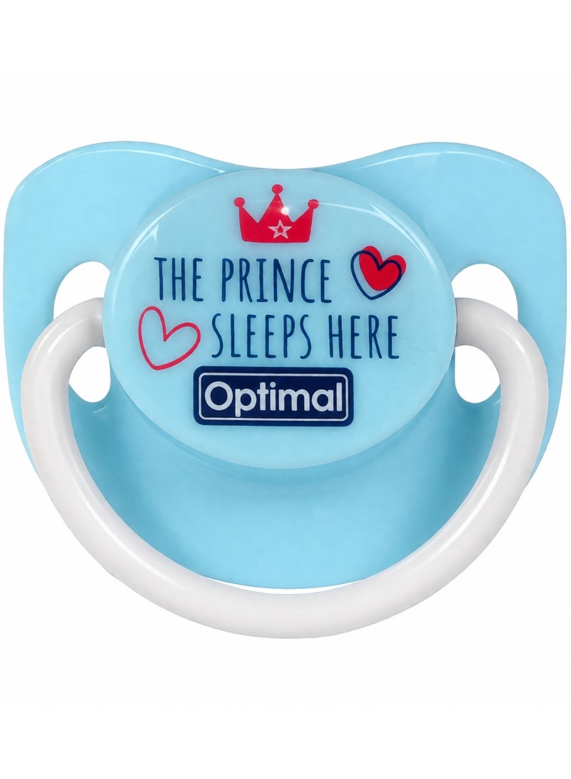 Optimal Orthodontic Silicone Pacifier 6M+, Assorted - Image 2