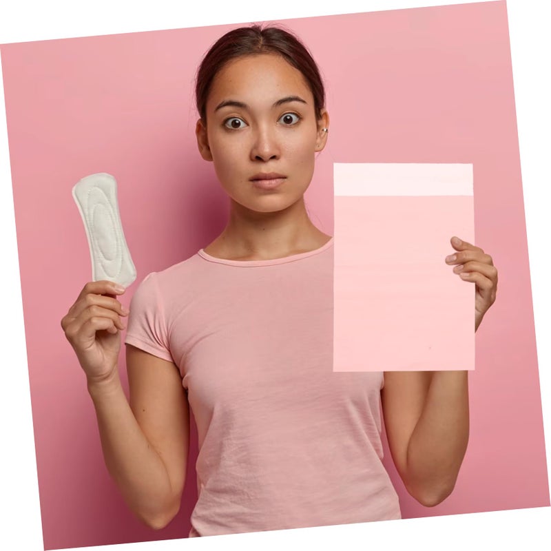 Self Sealing Menstrual Disposal Pouches 50 Pcs Strong Adhesive Personal Travel Bags - Image 3