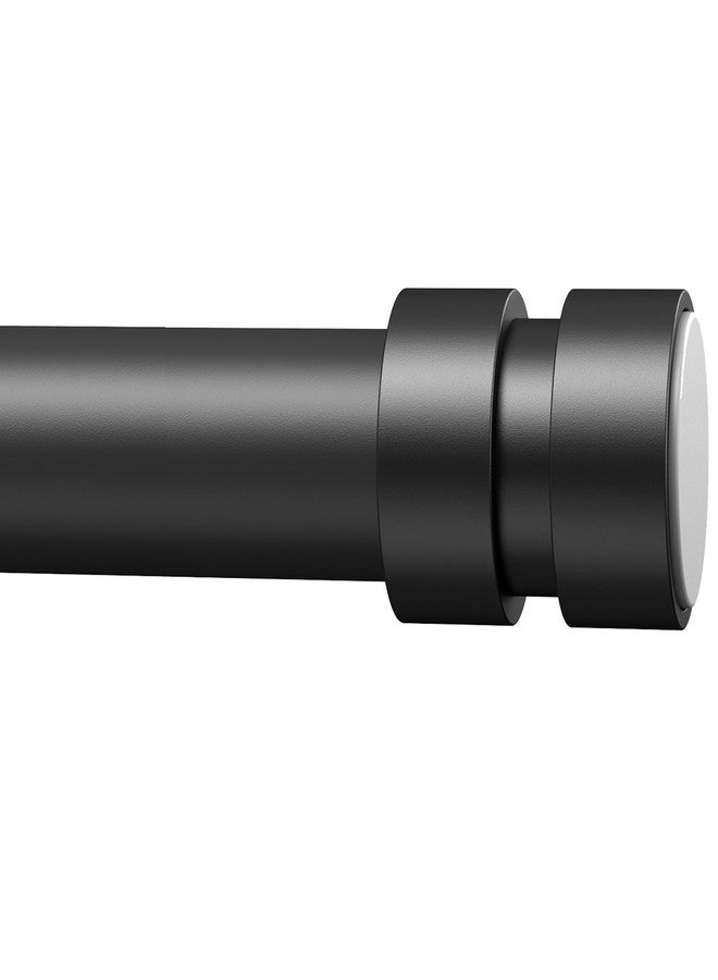 BRIOFOX Tension Curtain Rod Adjustable 32 to 78 inch - Spring Tension Shower Curtain Rod No Drilling Non Slip, Matte Black - Image 1