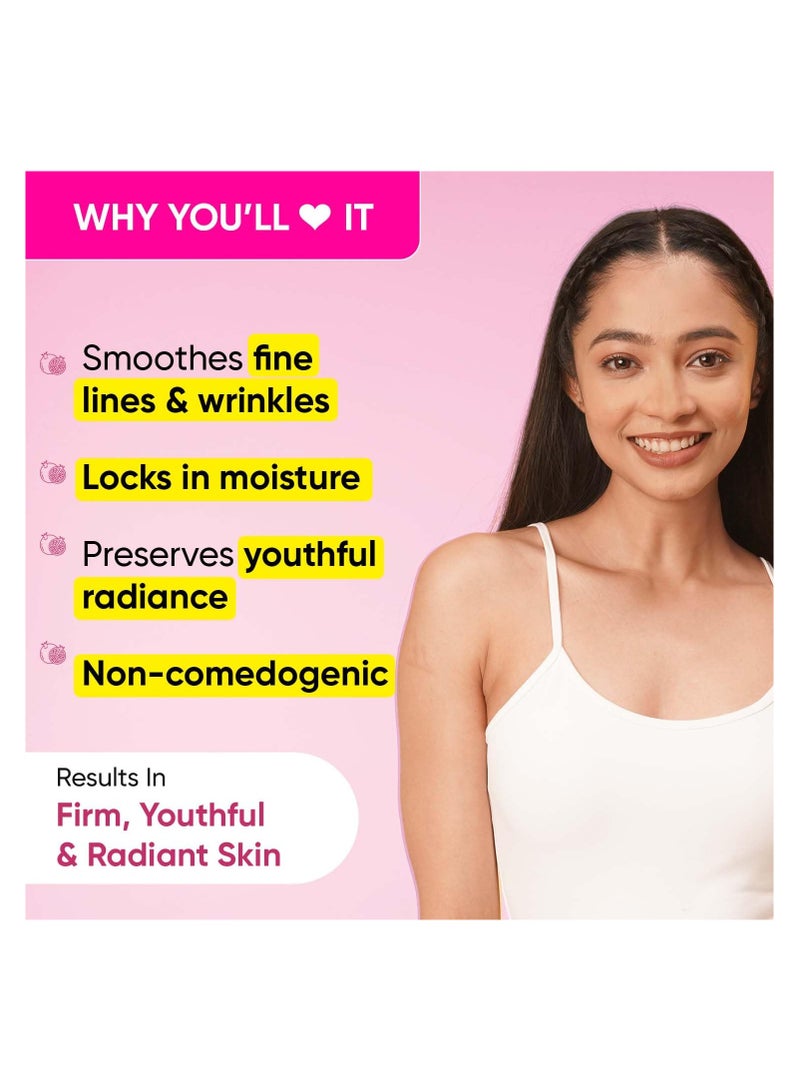 Night Reset Retinol + Ceramide Night Cream | Anti Aging Cream For Face | Reduces Fine Lines & Wrinkles Lift Face Moisturizer With Hyaluronic Acid And Ceramides | 60ml
