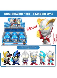 Children's Genuine Superman Egg Light-emitting Sound Racing Egg Special Empty Machine Egg Twisting Machine Selo One-piece Delivery-Color:Ott Luminous Hero [6 Models In The Whole Box Are Not Repeated]]