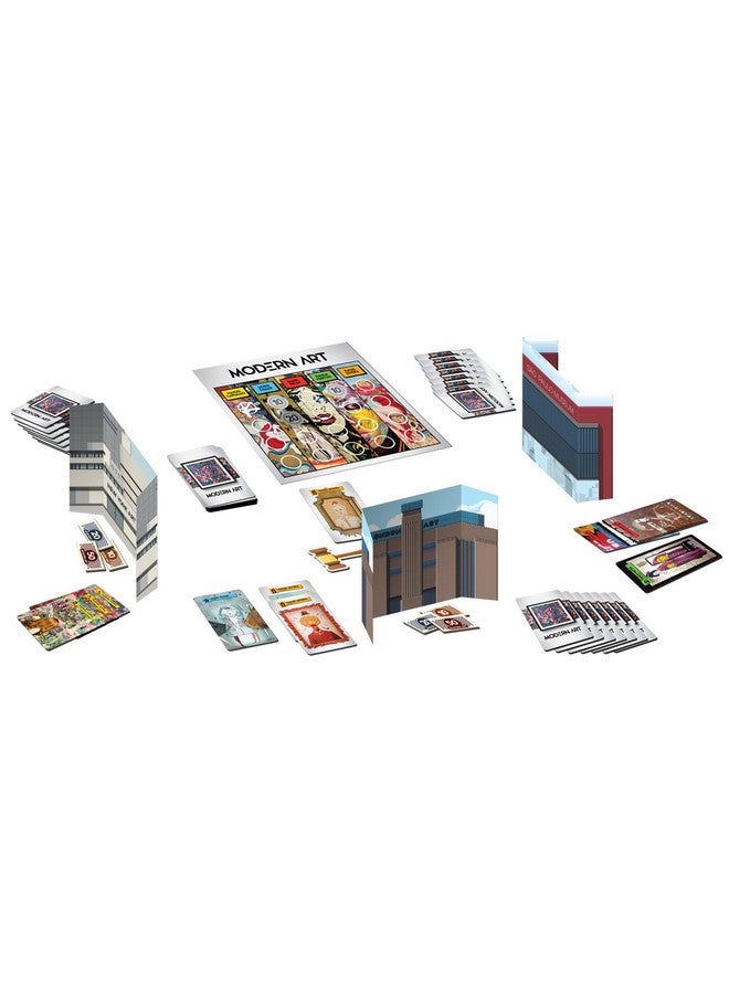 CMON Modern Art Board Game | Art Museum Auction Strategy Game | A Competitive Game of Prediction | Great for Game Night with Adults | Ages 14+ | 3-5 Players | Average Playtime 45 Minutes | Made - Image 2