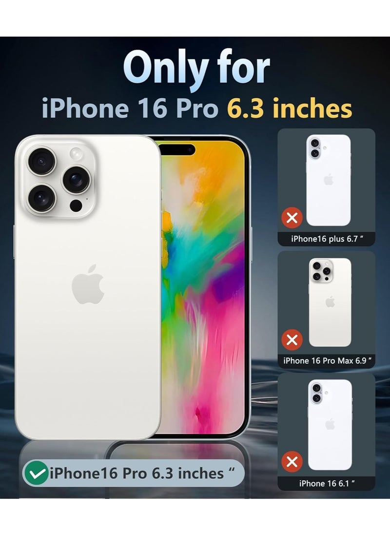 Denx - Magnetic Case for iPhone 16 Pro, Compatible iphone 16 Pro with MagSafe, Translucent Back Slim Shockproof Phone Cover (Desert Titanium) - Image 1