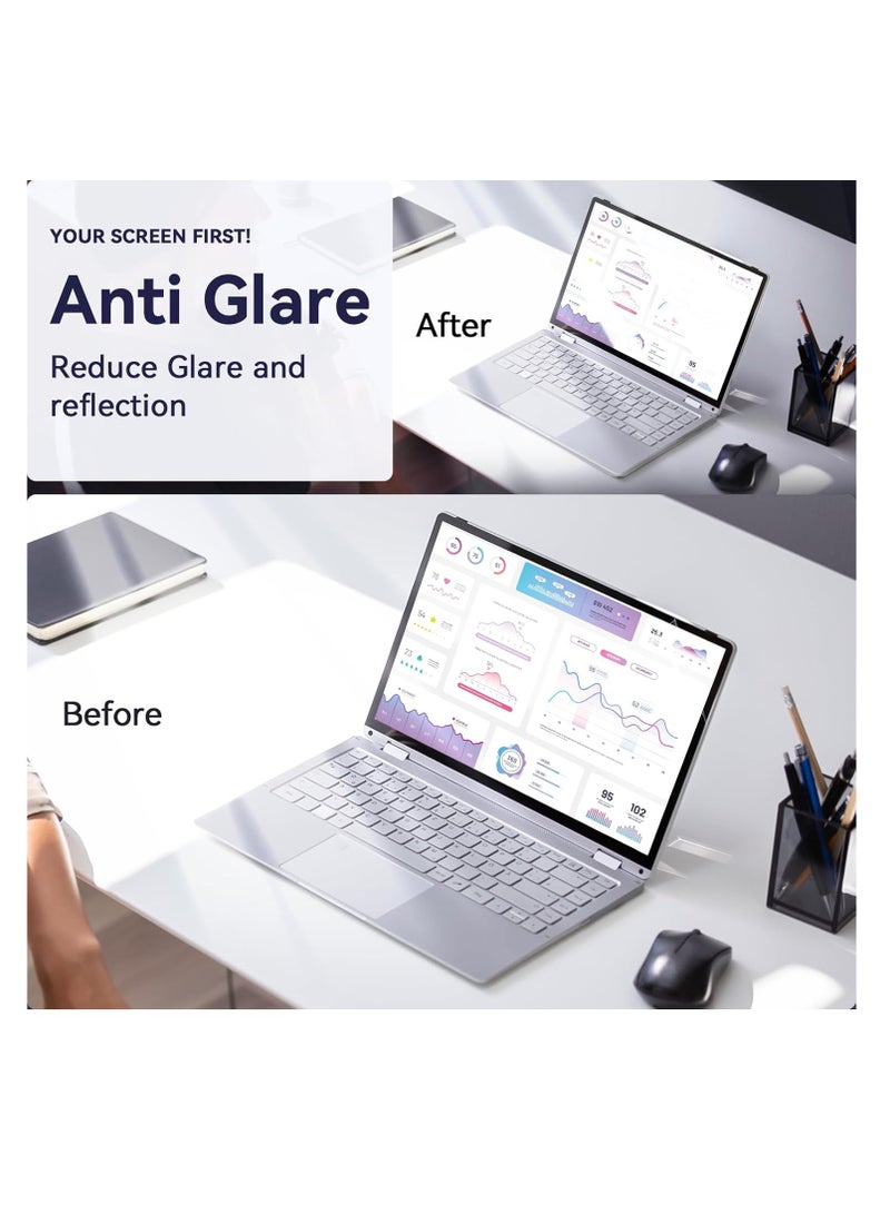 15.6 inch (1920x1080P) Laptop Blue Light Screen Protector, Eye Protection Anti-Scratch and Anti-Glare Screens for Laptops 15.6 inch with 16:9 Aspect Ratio - Image 3