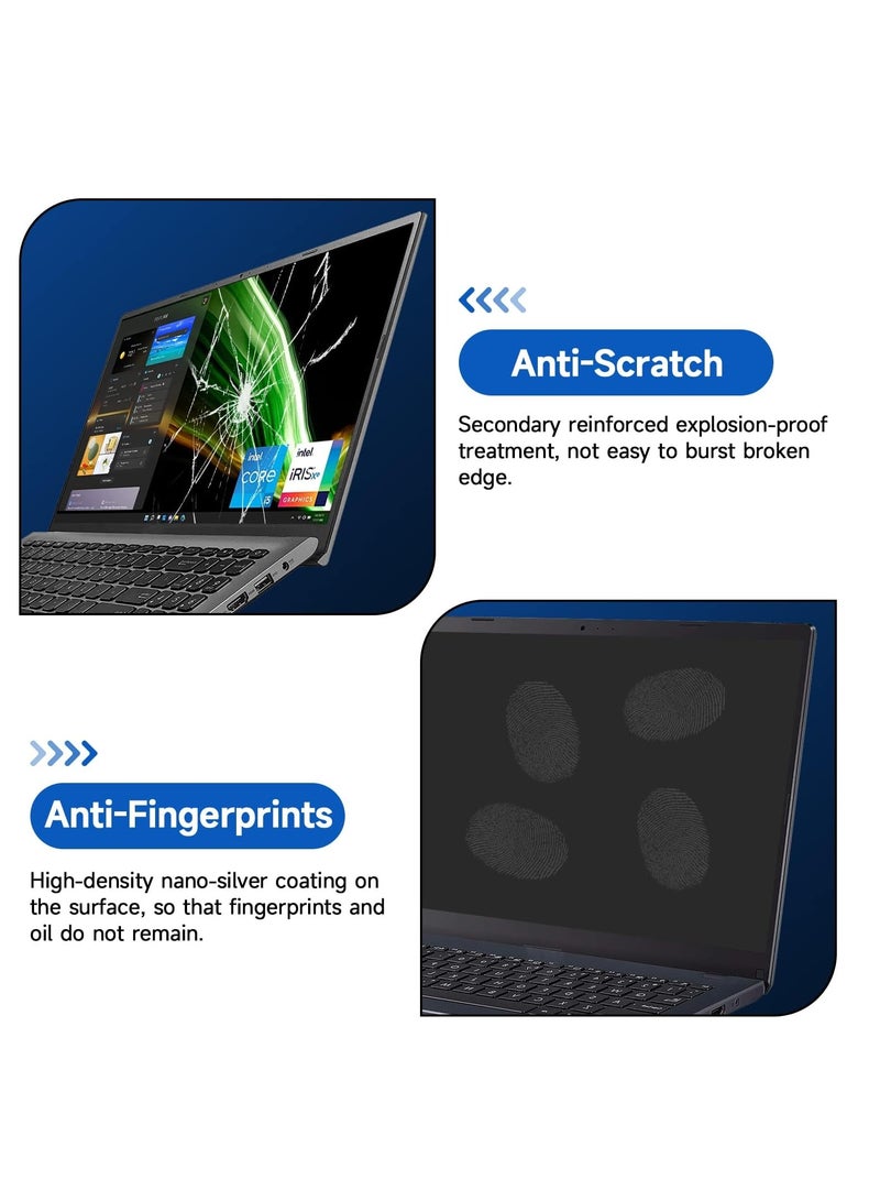 15.6 inch (1920x1080P) Laptop Blue Light Screen Protector, Eye Protection Anti-Scratch and Anti-Glare Screens for Laptops 15.6 inch with 16:9 Aspect Ratio - Image 5