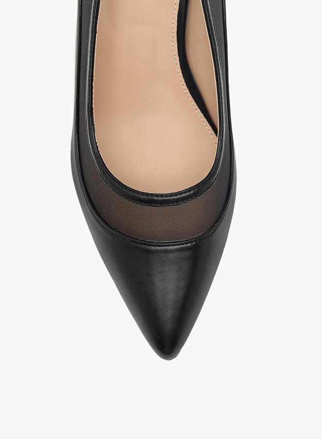 Flora Bella By Shoexpress Women Textured Slip-On Pumps with Stiletto Heels  - Image 4
