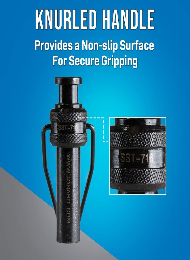 Jonard Tools SST-716 Security Shield Tool with Black Oxide Finish, for 7/16" He x Shielded F Connectors - Image 5