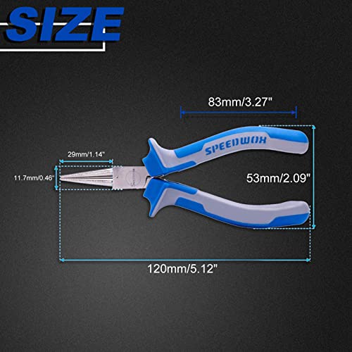 SPEEDWOX 5 Inch Round Nose Pliers - Mini Ultra Tapered Jaw Precision Nippers with Spring - Ideal for Small Jewelry Making & Crafting - Image 5