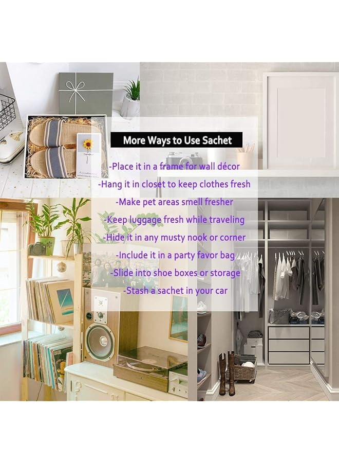 إيروريكس أكياس معطرة، 12 عبوة من أكياس معطرة للمنزل، معطرات خزانة الملابس للأدراج والخزائن، حقيبة عطرية تدوم طويلاً للسيارة، معطرات الهواء للأدراج، روائح منعشة من Ocean - Image 5