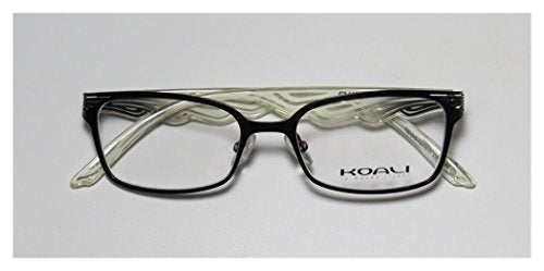 Koali 6941k Womens/Ladies Designer Full-rim Eyeglasses/Spectacles (49-17-135, Black/Ivory) - Image 2
