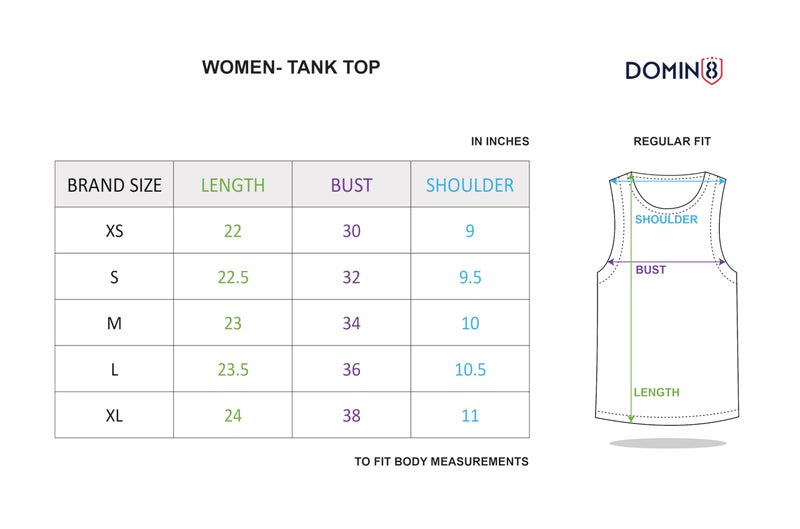DOMIN8 Women's Scoop Neck Tank Top with Chest Print | Regular Fit Vest for Women | Sleeveless T Shirts | Stylish Top for Women - Image 2