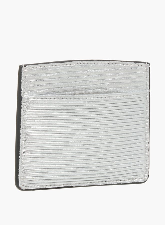 Celeste Women Wrinkle Textured Wallet with Button Closure  - Image 2