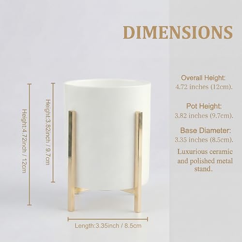 MONOSUGO Spoon Holder for Coffee Bar Kitchen Spoon and Fork Holder Black Silverware Holder Cutlery Holder Robust Silverware Caddy White Ceramic Cup with Black Metal Frame 1 Pcs - Image 3