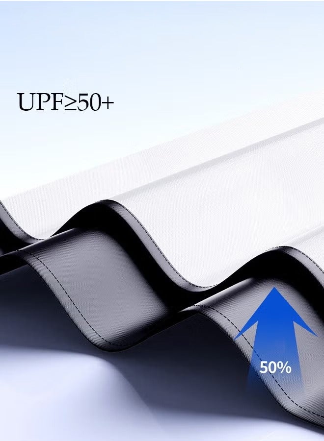 Occuwzz Car Windshield Sun Shade Reflective Sunshade for Ultimate Protection  Overlapping Design Fits Small Sedans Hatchbacks - Image 5