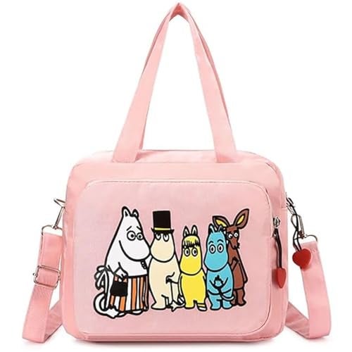 Winnies Diaper Bag Mummy Tote | Travel Nappy Tote for Baby Care | Multifunction Maternity Cross Body Bags with Zipper Closure Lightweight Hand-Carry Totes for Moms & Newborn Essentials (Pink) - Image 1