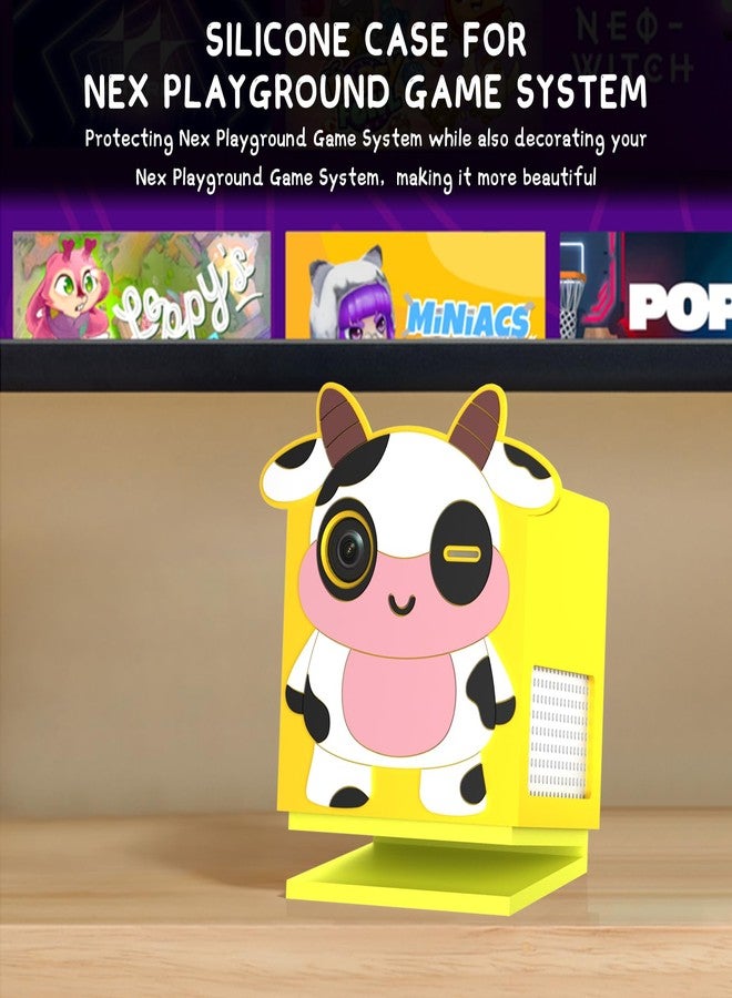 Wacanc Cute Cartoon Kawaii Silicone Case Cover for Nex Playground Game System,Anti Slip Shockproof Protective Case Compatible with Nex Playground Game System - Image 4