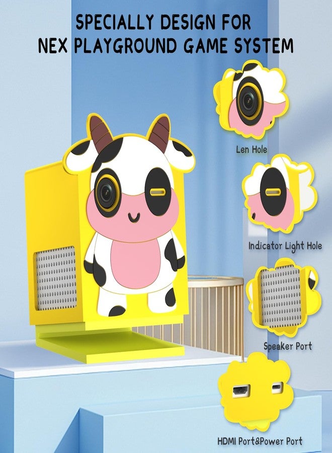 Wacanc Cute Cartoon Kawaii Silicone Case Cover for Nex Playground Game System,Anti Slip Shockproof Protective Case Compatible with Nex Playground Game System - Image 3