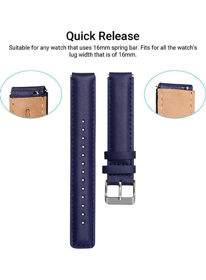 NIBEMINENT Replacement Leather Watchband For Huawei Talkband 6 Brown - Image 4